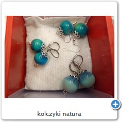 kolczyki natura